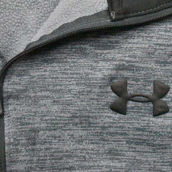 Under Armour Women's Size S Pullover Sweater 1/4 Zip Blue Long Sleeve Polyester - Picture 5 of 8